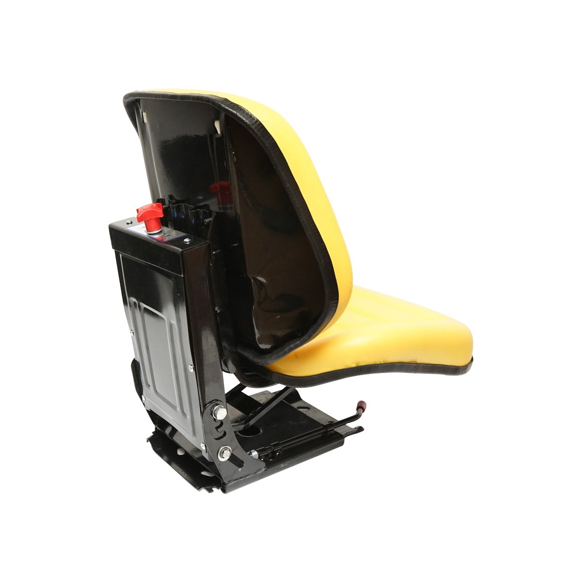 Scaun universal galben cu reglaj triplu si amortizor pentru tractor U-445